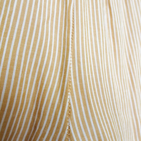 Sadie & Sage Mustard Stripe Waistband Ankle Pants - Picture 7 of 7